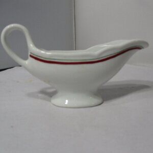 Vintage Shenango China Restaurant Ware Gravy Sauce Boat US Army Medical Dept